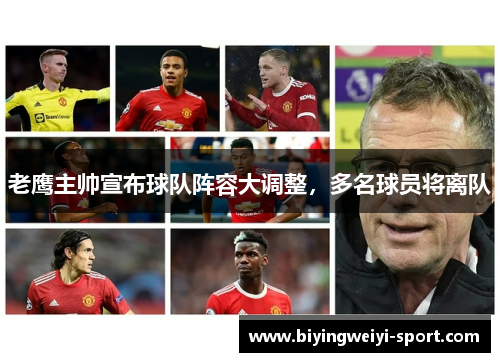 老鹰主帅宣布球队阵容大调整，多名球员将离队